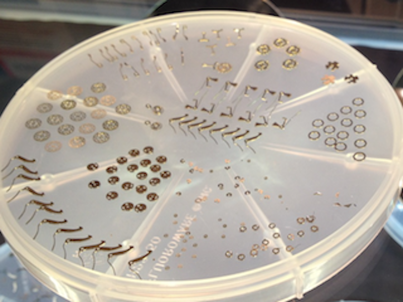 Collection of different micromechanical watch-components